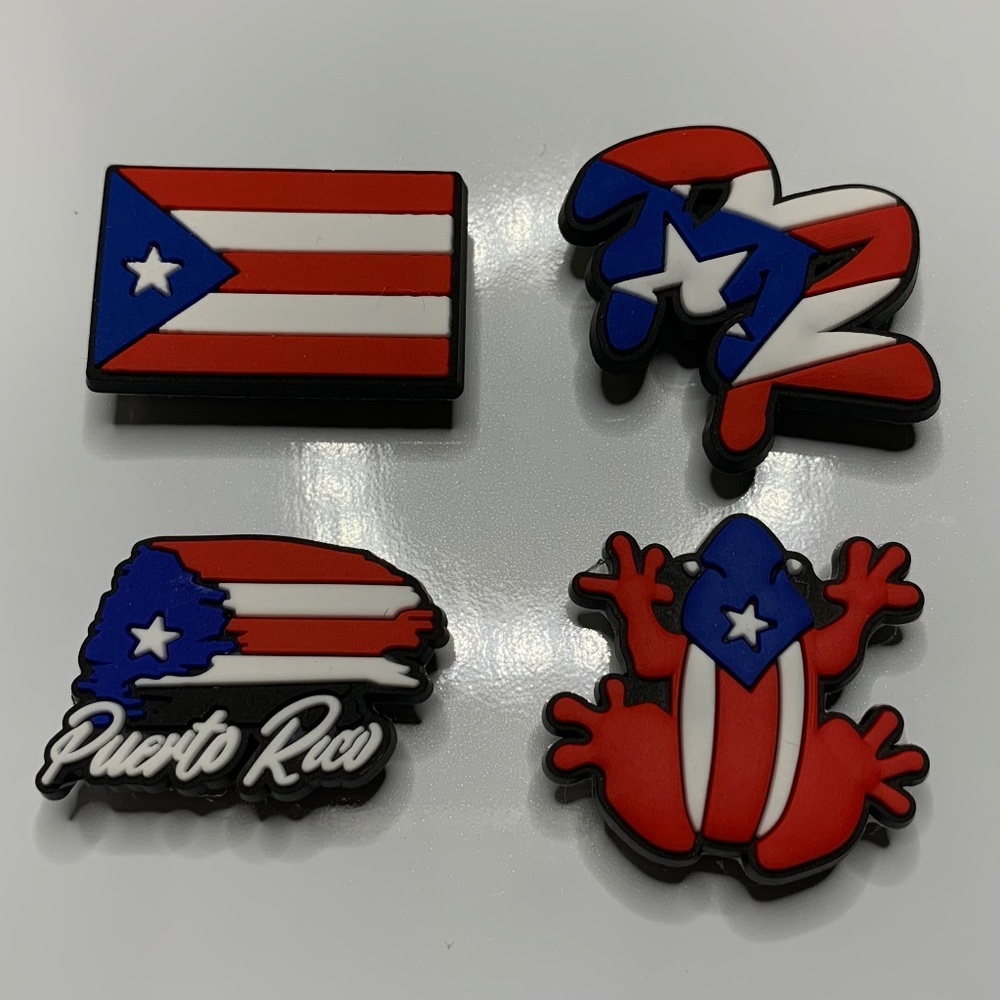 Puerto Rico Croc Charm Set